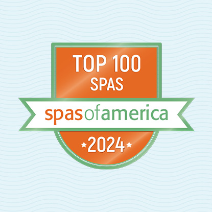 We proudly take our place in the Top 100 Spas